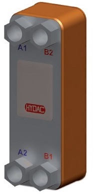 Паяный теплообменник HYDAC HEX S610-40