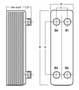 Пластинчатый теплообменник Brazepak BP400